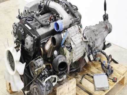 JDM RB25 RB25DET MOTOR 2.5L TURBO ENGINE SKYLINE GTS-T R33 5 SPEED MT TRANS