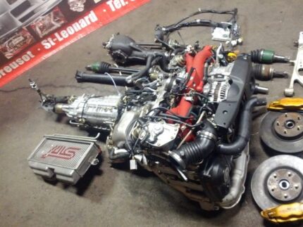 JDM SUBARU WRX STI EJ20T SPEC-C VERSION 9 VF36 MOTOR MT TRANSMISSION DCCD HARNESS ECU BREMBO KIT