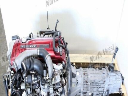 RB26DETT R34 MOTOR WITH GETRAG 6 SPEED MT TRANSMISSION FOR SALE